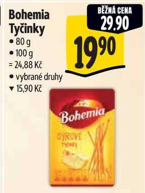 Bohemia Tyčinky, 80 g 