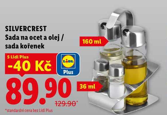 SILVERCREST Sada na ocet a olej/sada kořenek 