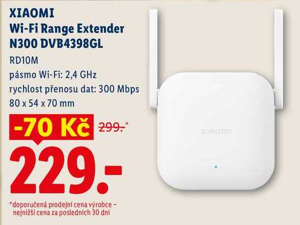 XIAOMI Wi-Fi Range Extender N300 DVB4398GL