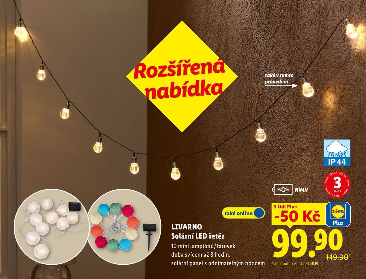 LIVARNO Solární LED řetěz 