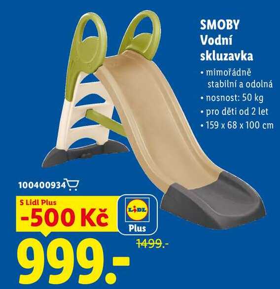 SMOBY Vodní skluzavka 