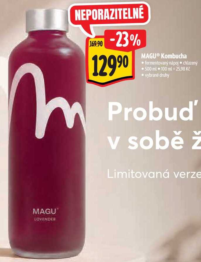 MAGU® Kombucha, 500 ml