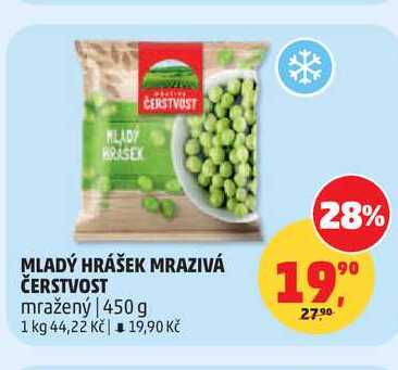 MLADÝ HRÁŠEK MRAZIVÁ ČERSTVOST mražený 450 g