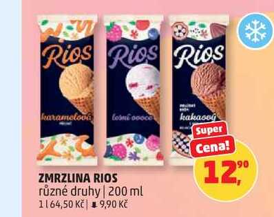 ZMRZLINA RIOS různé druhy 200 ml
