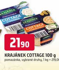 KRAJÁNEK COTTAGE 100 g pomazánka