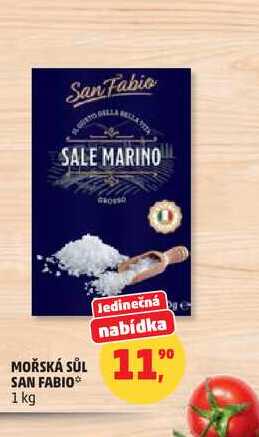 MOŘSKÁ SŮL SAN FABIO 1 kg 
