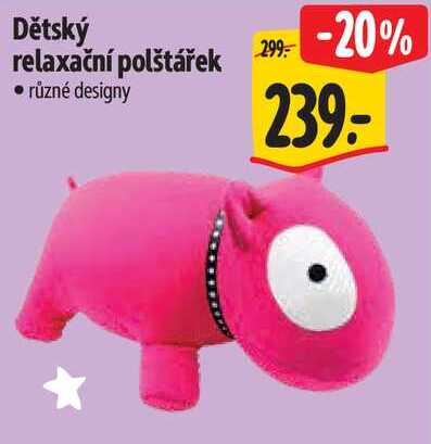 Dětský relaxační polštářek