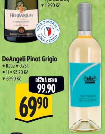 DeAngeli Pinot Grigio, 0,75 l