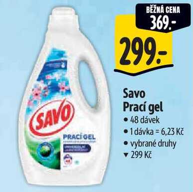 Savo Prací gel, 48 dávek  