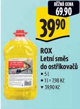  ROX Letní směs do ostřikovačů, 5l