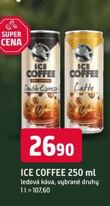 ICE COFFEE 250 ml ledová káva, vybrané druhy