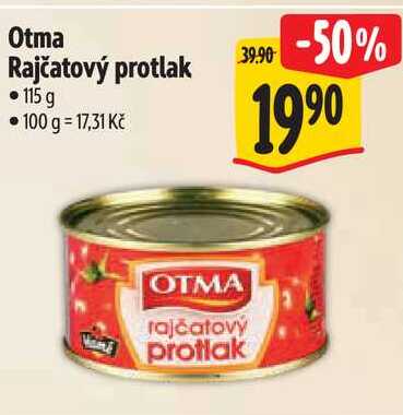 Otma Rajčatový protlak, 115 g
