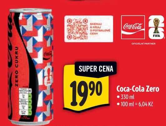 Coca-Cola Zero, 330 ml 