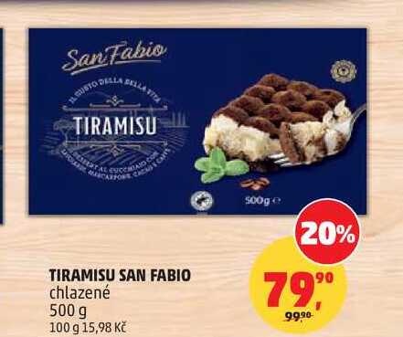 TIRAMISU SAN FABIO chlazené 500 g