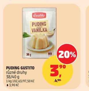 PUDING GUSTITO 38/40 g