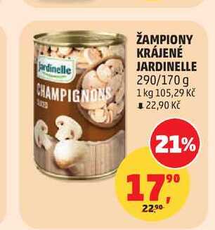 ŽAMPIONY KRÁJENÉ JARDINELLE 290/170 g