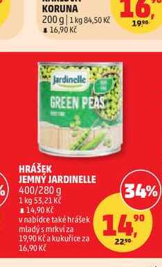 HRÁŠEK JEMNÝ JARDINELLE 400/280g