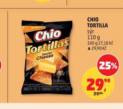 CHIO TORTILLA sýr 110g