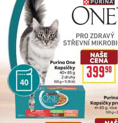 Purina Kapsičky pre 4x85 g