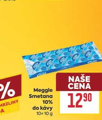 Meggle Smetana 10% do kávy 10×10 g 
