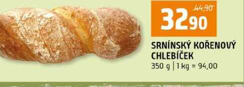 SRNÍNSKÝ KOŘENOVÝ CHLEBÍČEK 350 g