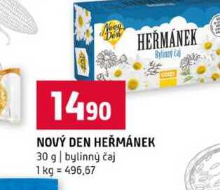 NOVÝ DEN HEŘMÁNEK 30 g bylinný čaj 