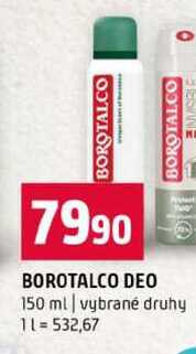 BOROTALCO DEO 150 ml vybrané druhy