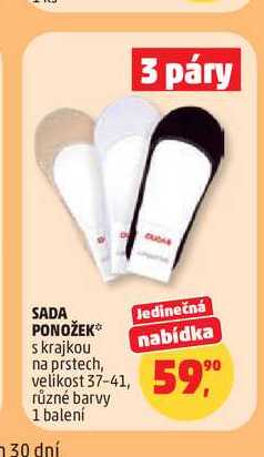 SADA PONOŽEK