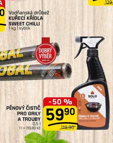 PĚNOVÝ ČISTIČ PRO GRILY A TROUBY 0,5l