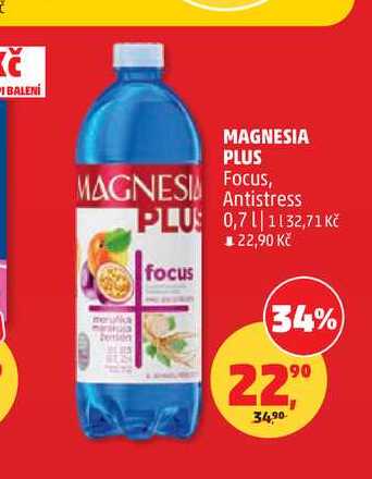 MAGNESIA PLUS Focus, Antistress PLUS 0,7l