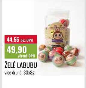 ŽELÉ LABUBU 30x8g 