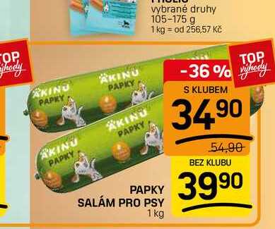 PAPKY SALÁM PRO PSY 1 kg