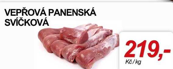 VEPŘOVÁ PANENSKÁ SVÍČKOVÁ, 1 kg