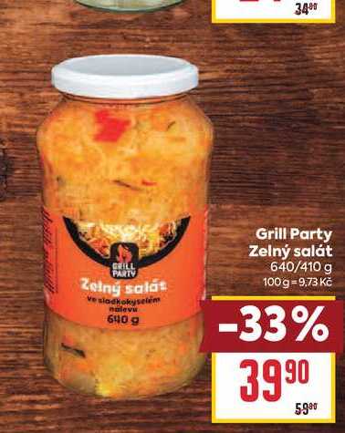 Grill Party Zelný salát 640/410 g