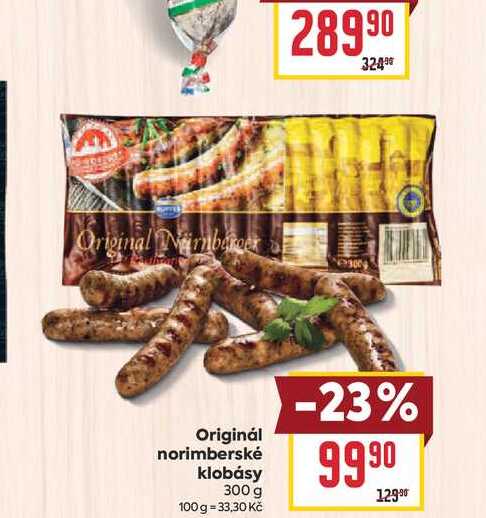 Originál norimberské klobásy 300 g