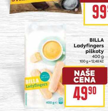 BILLA Ladyfingers piškoty 400 g 