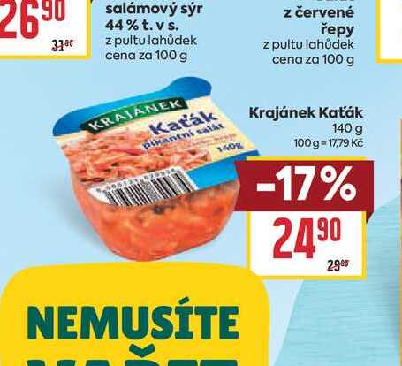 Krajánek Kaťák 140g