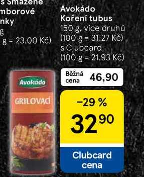Avokádo Koření tubus, 150 g, více druhů