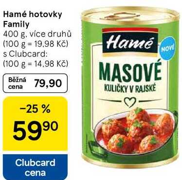 Hamé hotovky Family, 400 g 