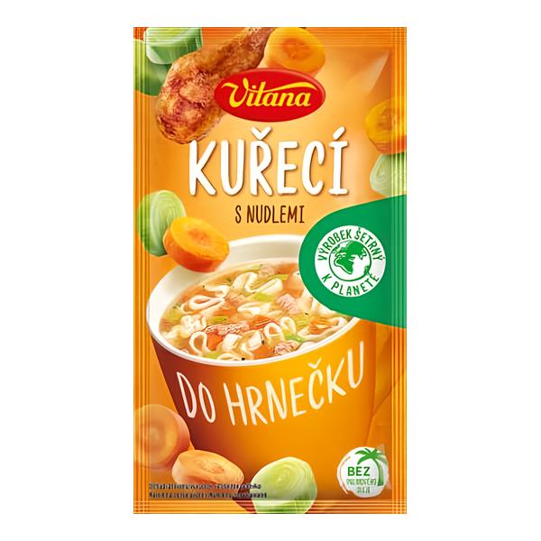 Vitana Do hrnečku Instantní kuřecí polévka s nudlemi