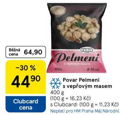Povar Pelmeni s vepřovým masem, 400 g