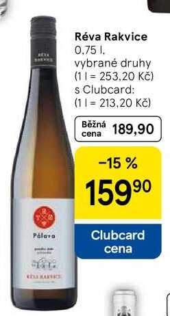 Réva Rakvice, 0,75 l