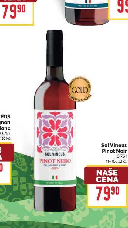 Sol Vineus Pinot Noir 0,75l