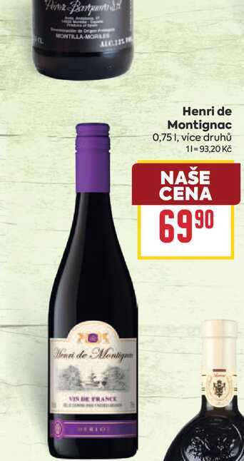 Henri de Montignac 0,75l