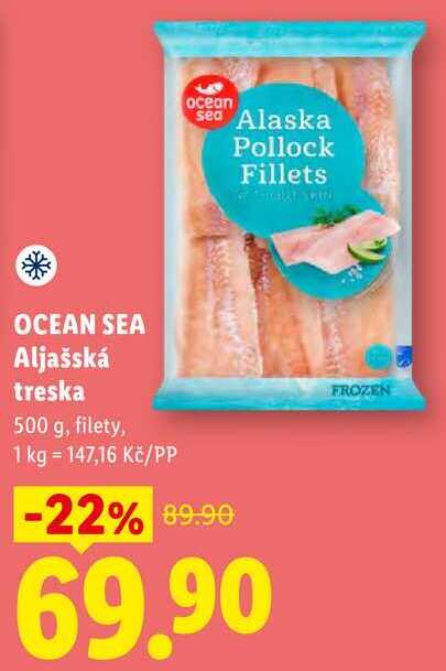 OCEAN SEA Aljašská treska, 500 g