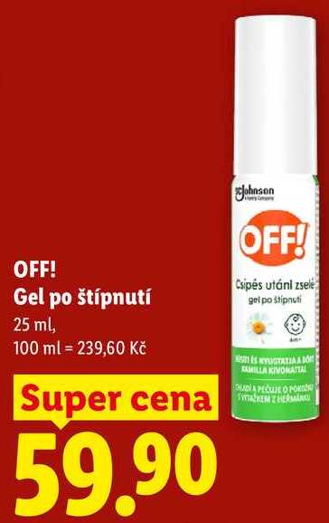 OFF! Gel po štípnutí, 25 ml 