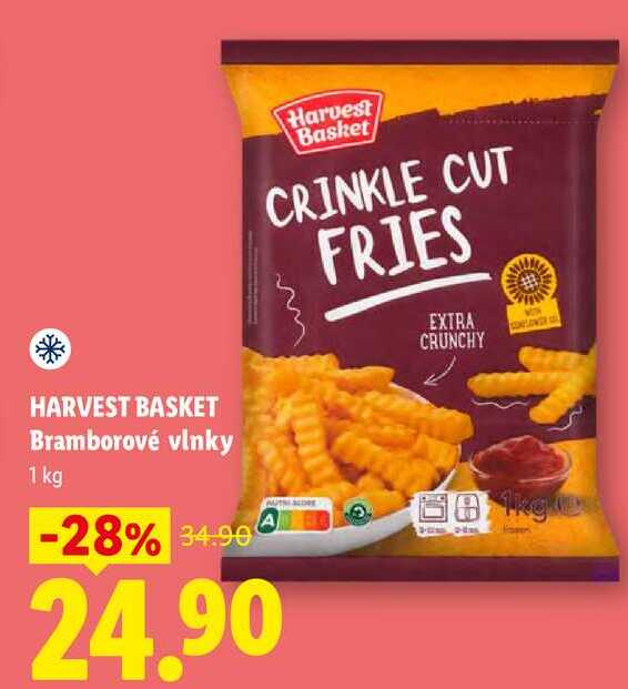 HARVEST BASKET Bramborové vlnky, 1 kg