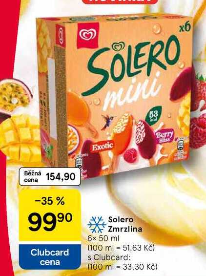 Solero Zmrzlina, 6x 50 ml  