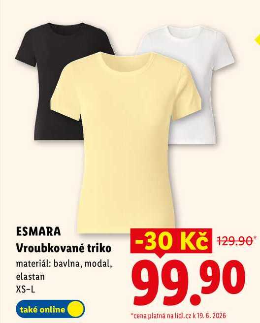 ESMARA Vroubkované triko  
