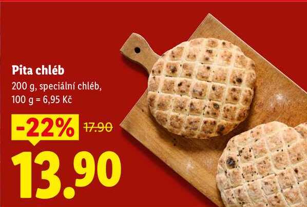 Pita chléb, 200 g